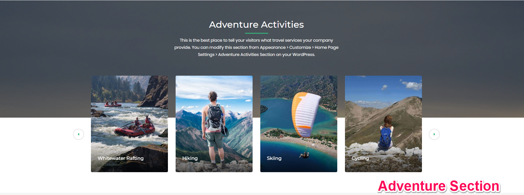 Adventure Section travel agency