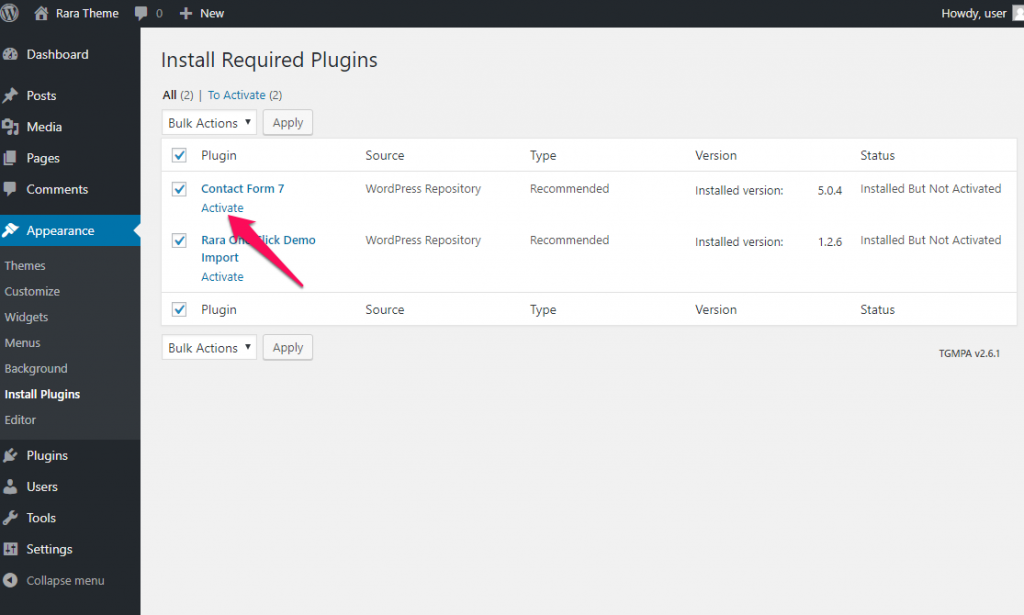 activate plugins for medical spa