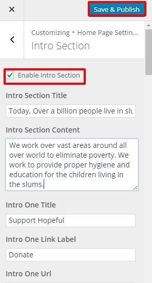 intro section benevolent