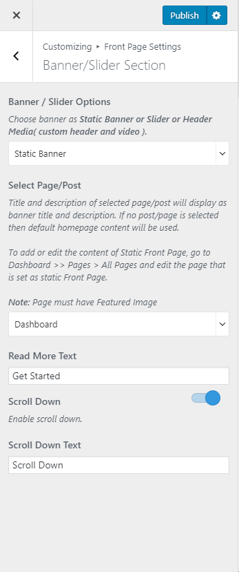 Static-banner