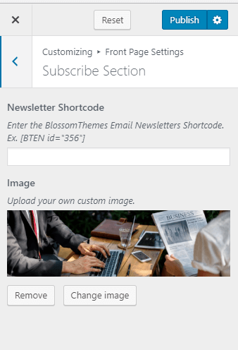 Subscribe-Section