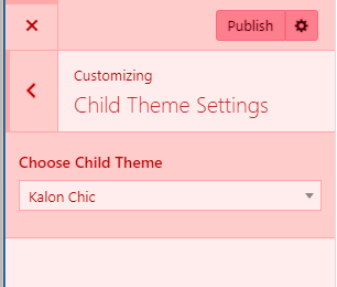 child theme for kalon pro