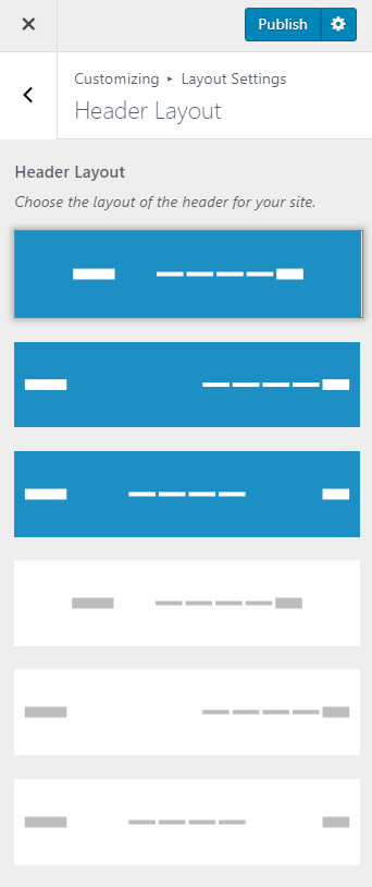 header layout influencer pro