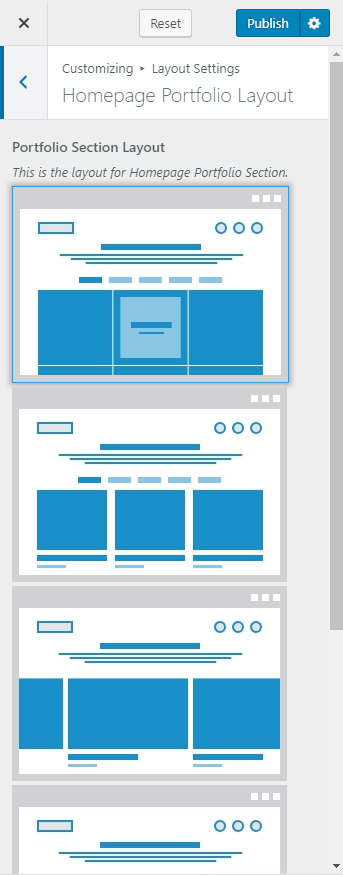 homepage portfolio for perfect portfolio pro