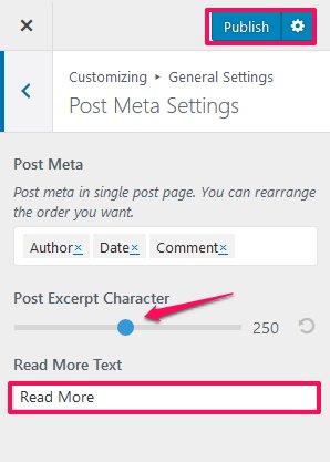 post meta settings