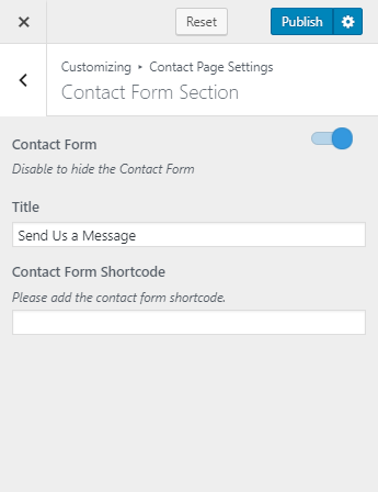 contact form section for app landing page pro
