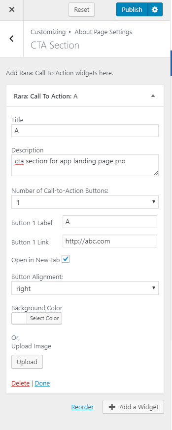 cta section for app landing page pro