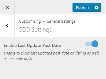 seo settings